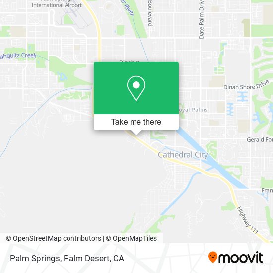 Mapa de Palm Springs