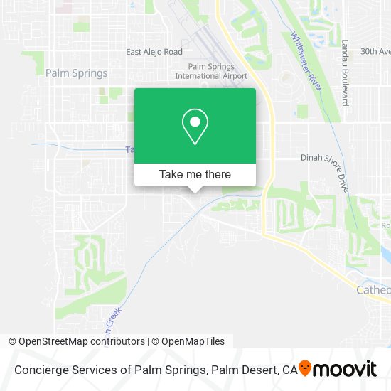Concierge Services of Palm Springs map