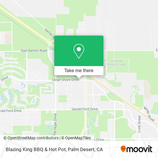 Mapa de Blazing King BBQ & Hot Pot