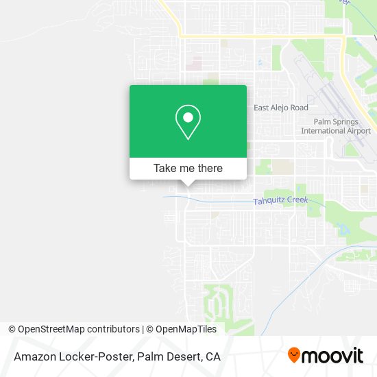 Mapa de Amazon Locker-Poster