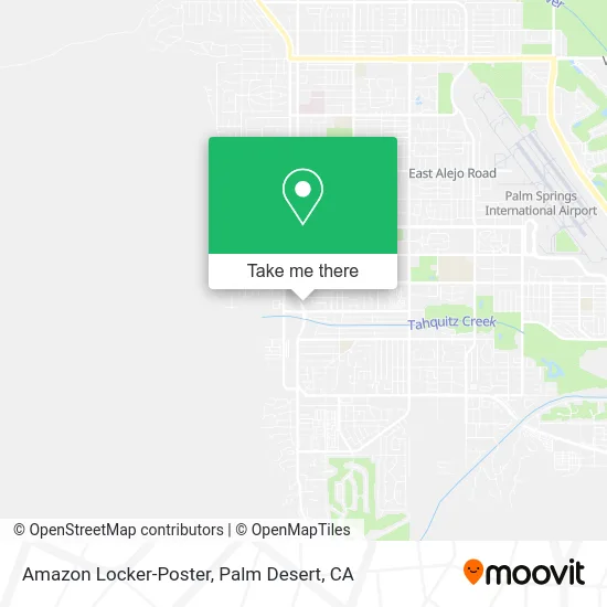 Amazon Locker-Poster map