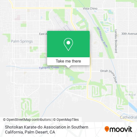 Mapa de Shotokan Karate-do Association in Southern California