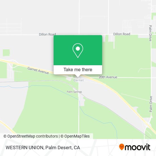 Mapa de WESTERN UNION