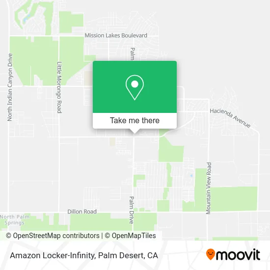 Amazon Locker-Infinity map