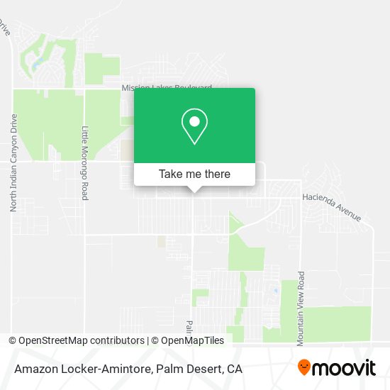 Mapa de Amazon Locker-Amintore