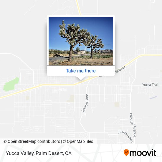 Yucca Valley map