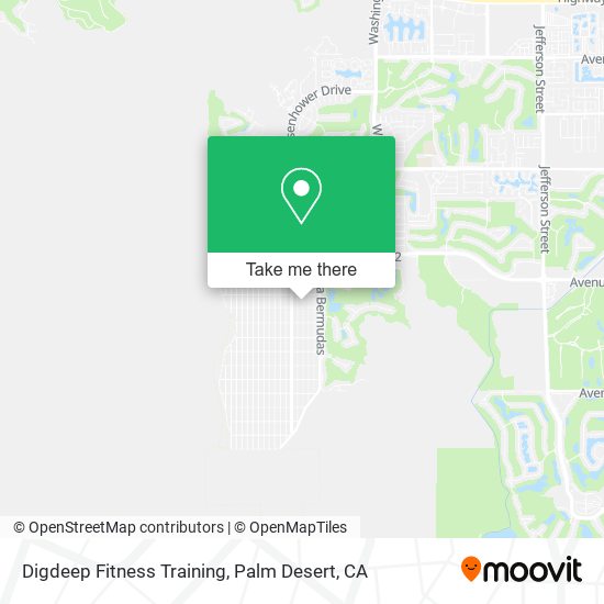 Digdeep Fitness Training map