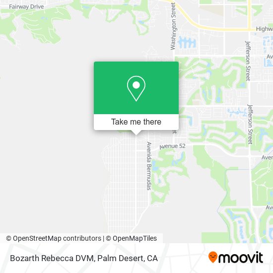 Mapa de Bozarth Rebecca DVM