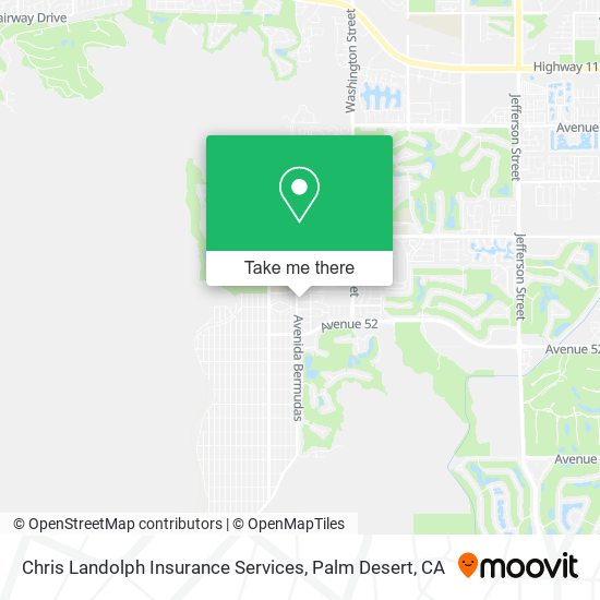 Chris Landolph Insurance Services map
