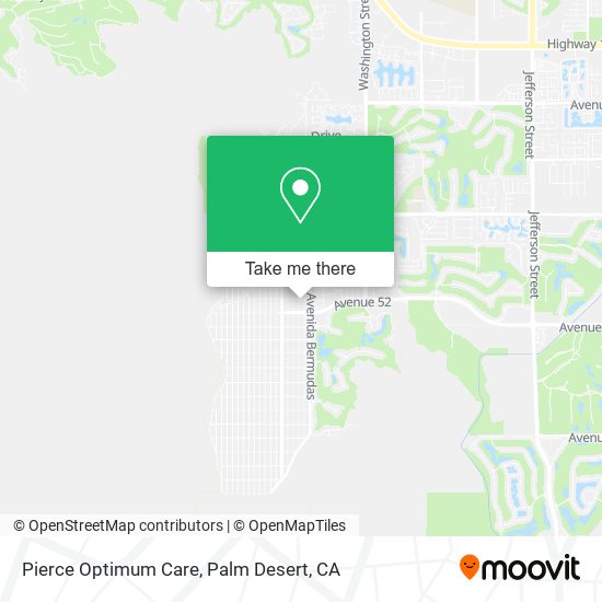 Pierce Optimum Care map