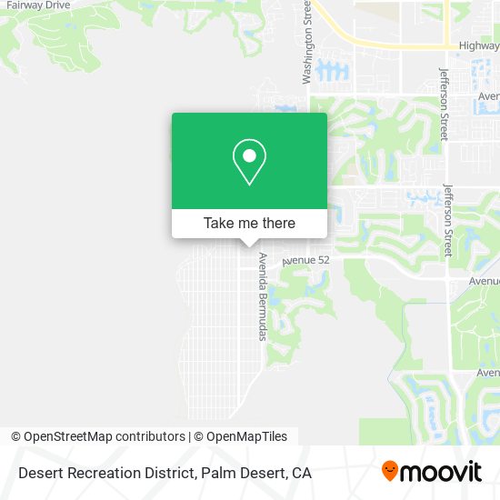 Desert Recreation District map