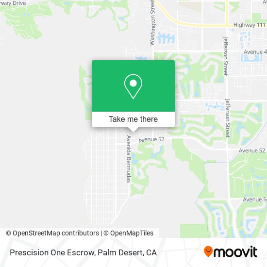 Prescision One Escrow map
