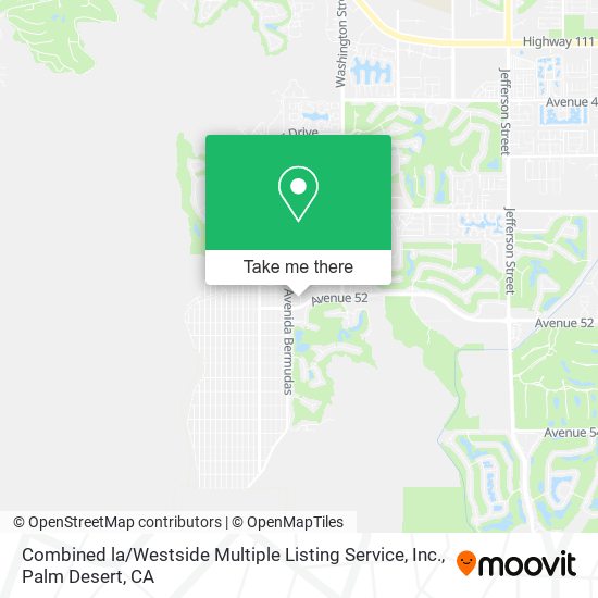 Combined la / Westside Multiple Listing Service, Inc. map