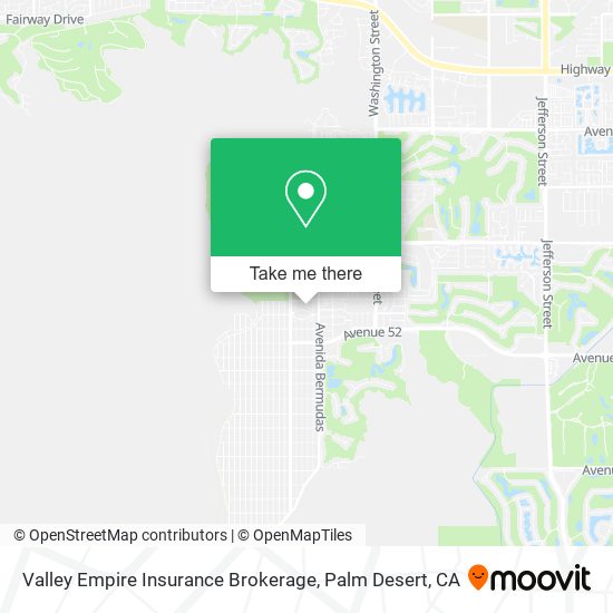 Valley Empire Insurance Brokerage map