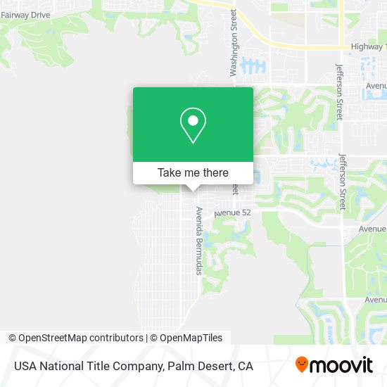 USA National Title Company map