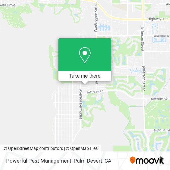 Mapa de Powerful Pest Management