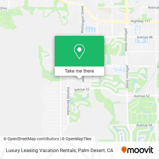 Mapa de Luxury Leasing Vacation Rentals