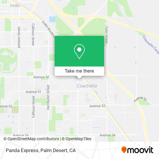 Panda Express map