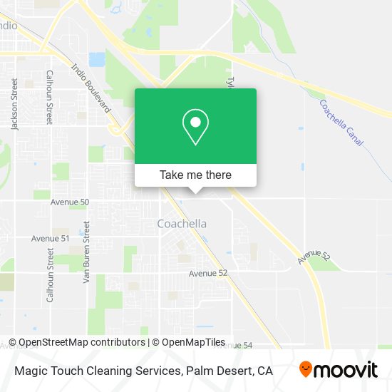 Mapa de Magic Touch Cleaning Services