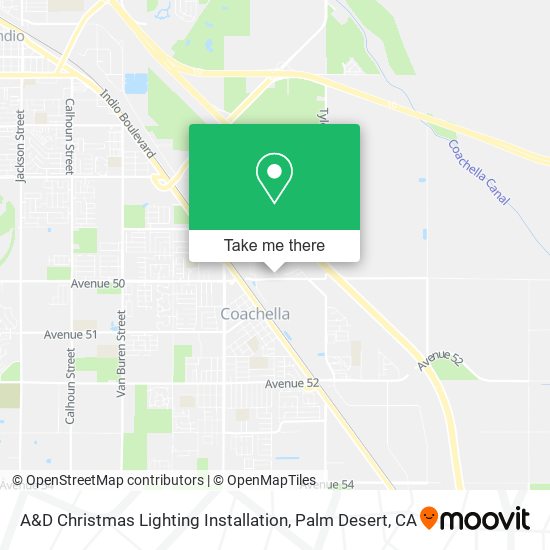 Mapa de A&D Christmas Lighting Installation