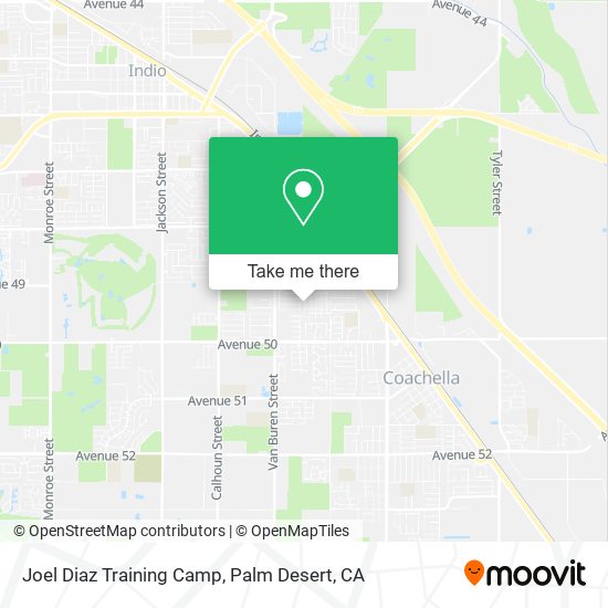 Mapa de Joel Diaz Training Camp