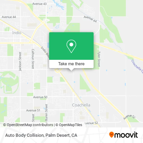 Auto Body Collision map