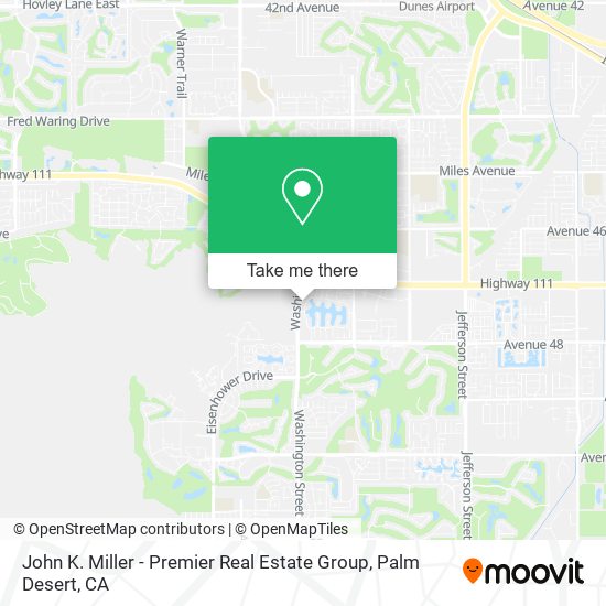 Mapa de John K. Miller - Premier Real Estate Group