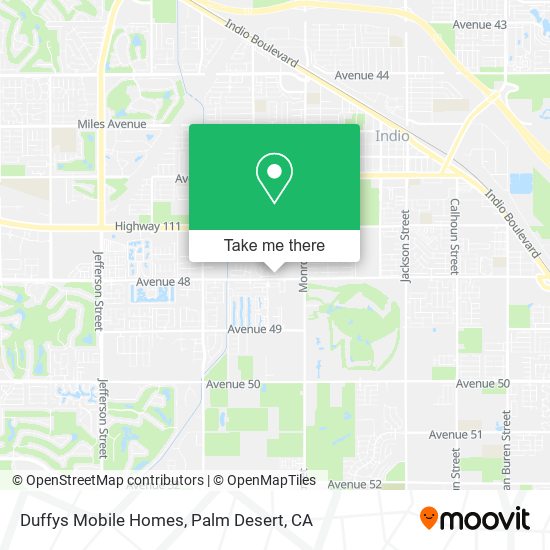 Duffys Mobile Homes map
