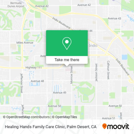 Mapa de Healing Hands Family Care Clinic