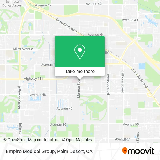 Empire Medical Group map