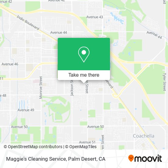Mapa de Maggie's Cleaning Service