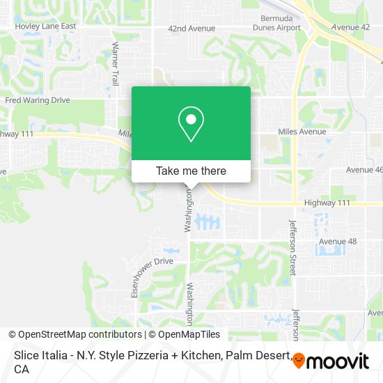 Slice Italia - N.Y. Style Pizzeria + Kitchen map