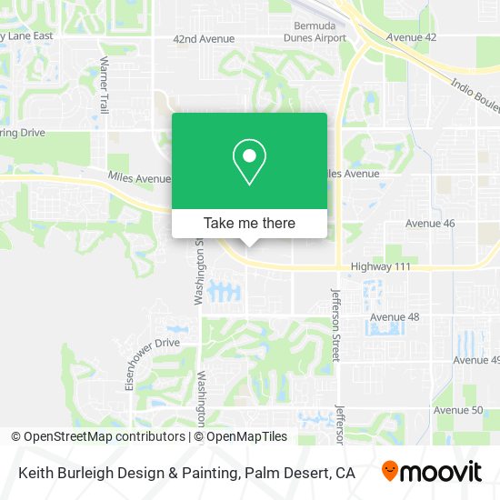 Mapa de Keith Burleigh Design & Painting