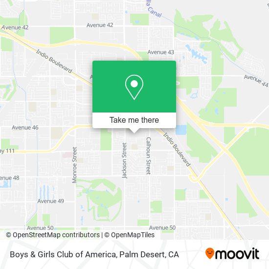 Boys & Girls Club of America map