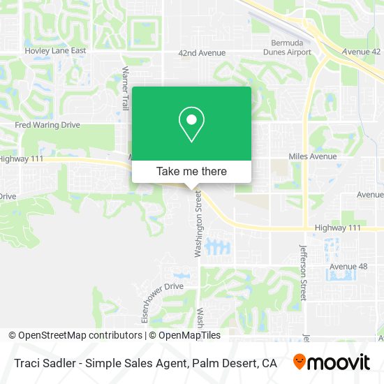 Mapa de Traci Sadler - Simple Sales Agent