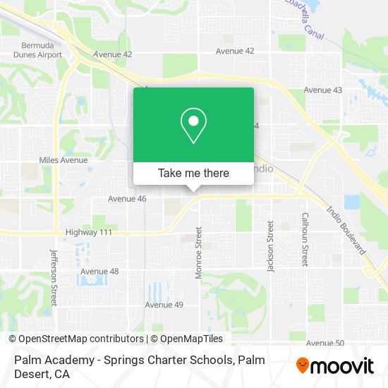 Mapa de Palm Academy - Springs Charter Schools