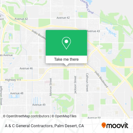 A & C General Contractors map