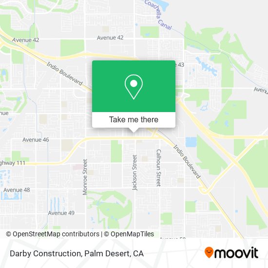Darby Construction map