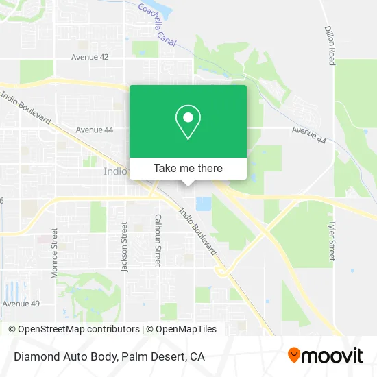 Diamond Auto Body map