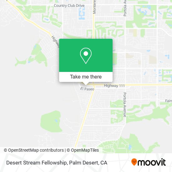 Desert Stream Fellowship map