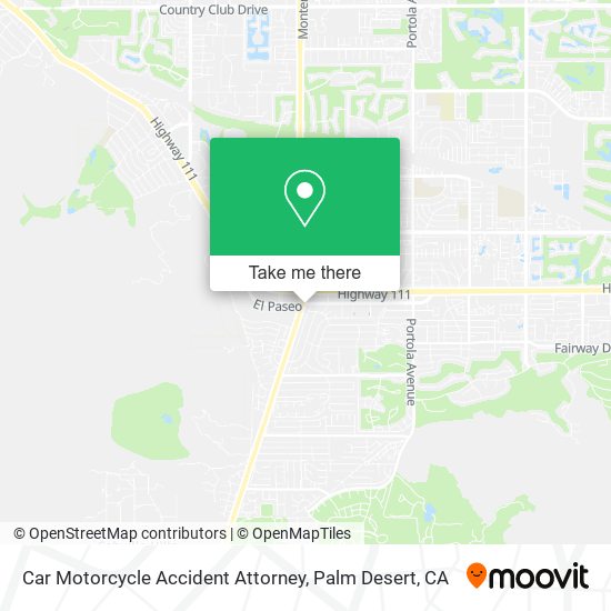 Car Motorcycle Accident Attorney map