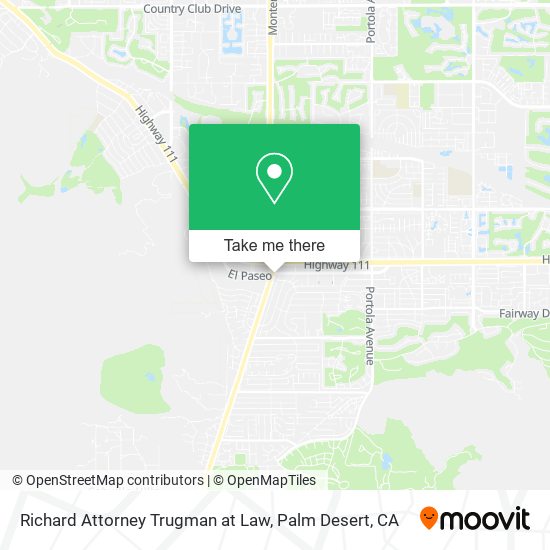 Richard Attorney Trugman at Law map