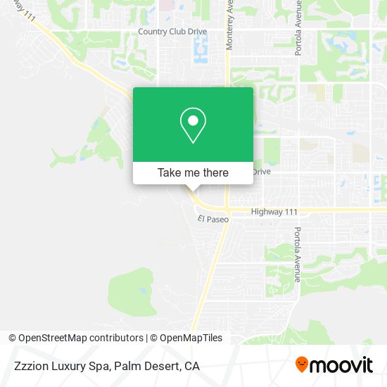 Zzzion Luxury Spa map