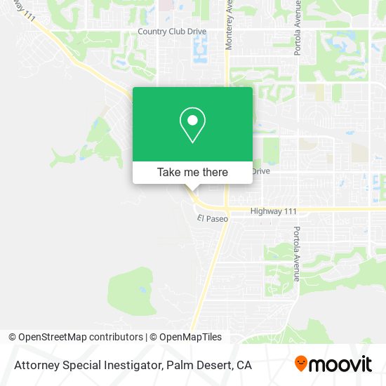 Mapa de Attorney Special Inestigator