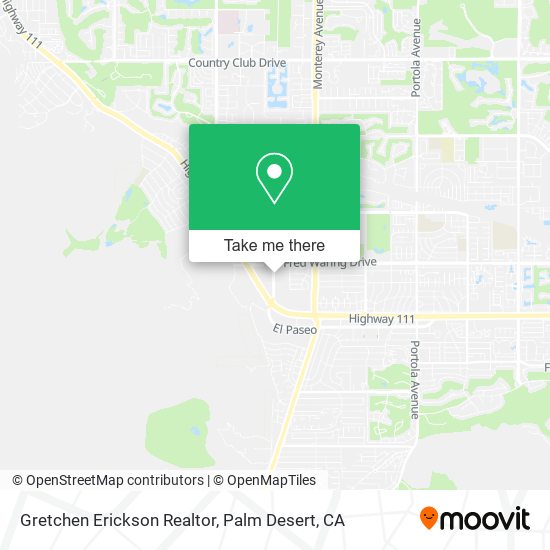 Gretchen Erickson Realtor map