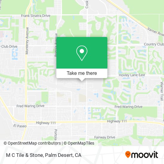M C Tile & Stone map