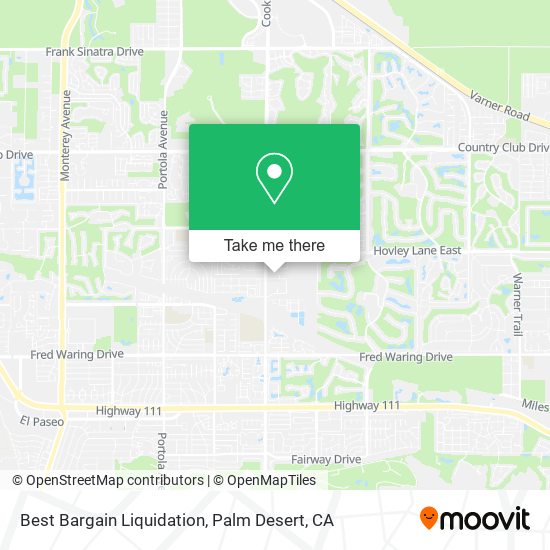 Mapa de Best Bargain Liquidation