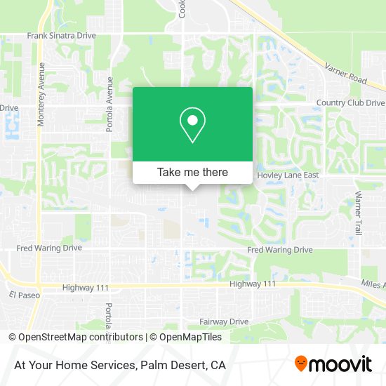 At Your Home Services map