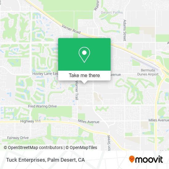 Tuck Enterprises map