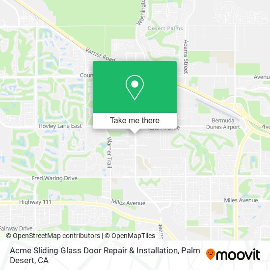 Acme Sliding Glass Door Repair & Installation map